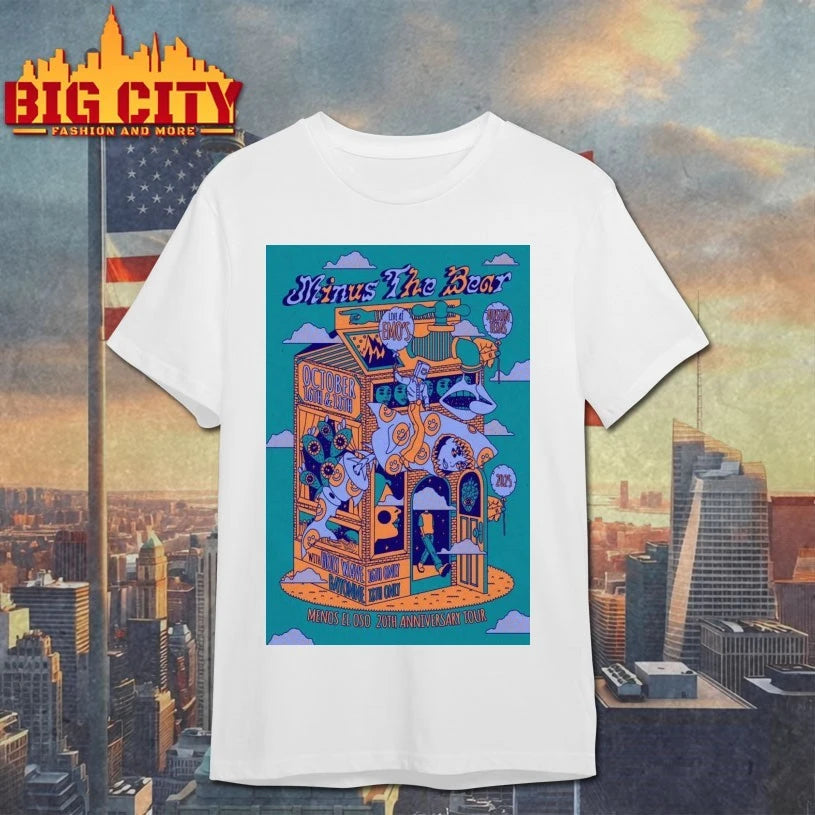 Minus The Bear Fall Tour 2025 Austin TX Poster Shirt