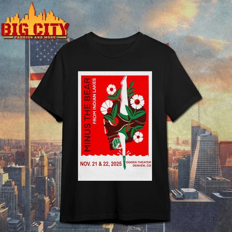 Minus The Bear Nov 21-22 2025 In Denver CO Poster shirt