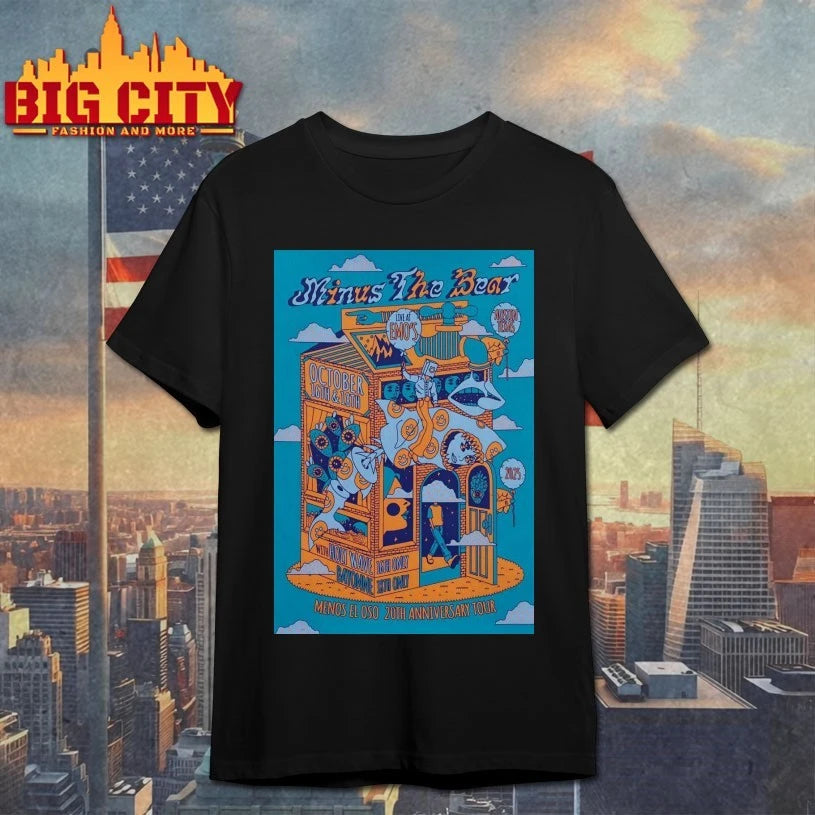 Minus The Bear Oct 16 &amp; 18 2025 Austin Event Poster Shirt