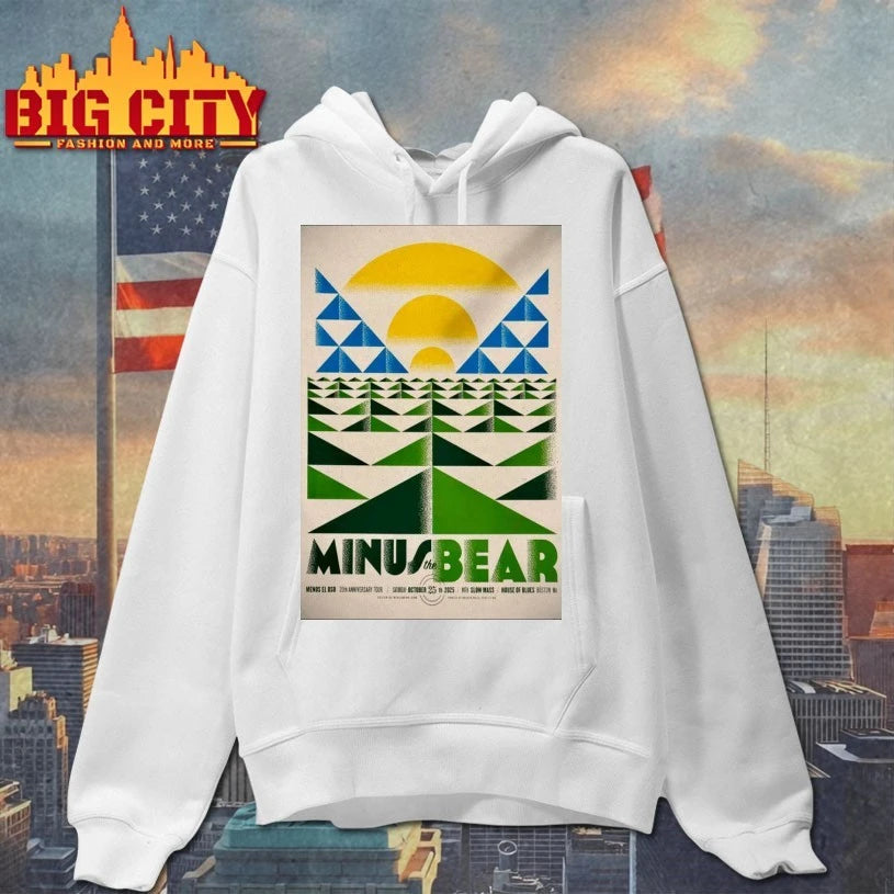 Minus The Bear Oct 25 2025 Show Boston MA Poster shirt