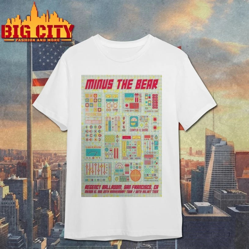 Minus The Bear San Francisco CA Oct 7 2025 Poster shirt