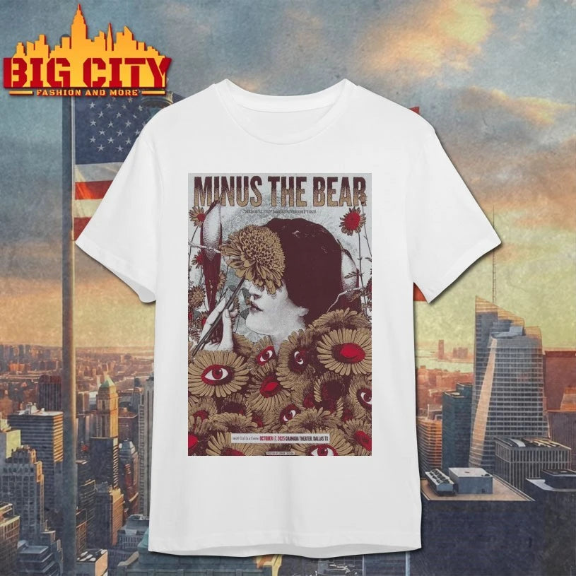Minus The Bear Tour Dallas, Texas 10.17.2025 Poster shirt