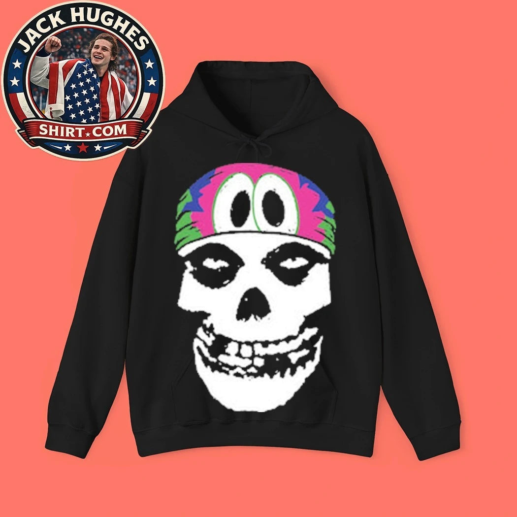 Misfits Philadelphia Phillies Misphits Phillie Phanatic Mascot And Skull Shirt