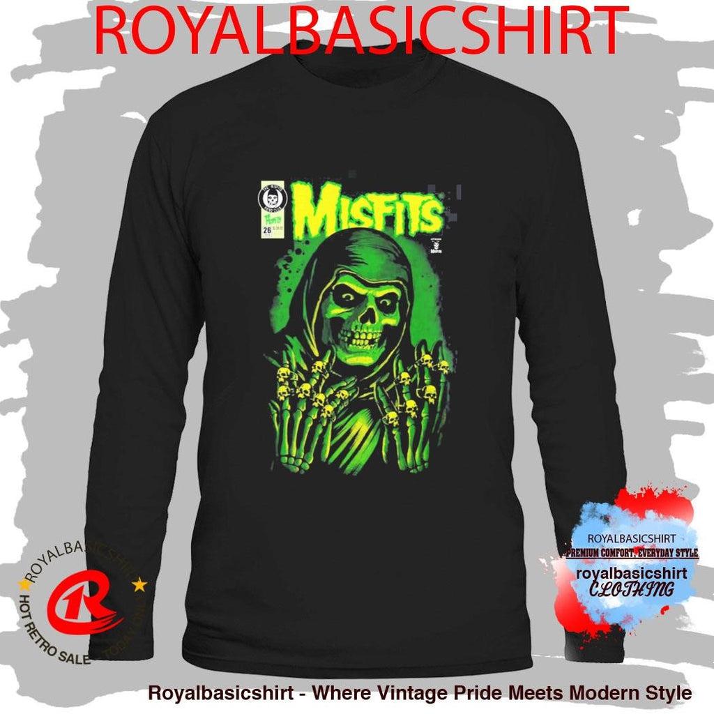 Misfits X Yesterdays WonderCon Anaheim 2026 Exclusives Emerald Hell Crimson Ghost Reaper T-Shirt