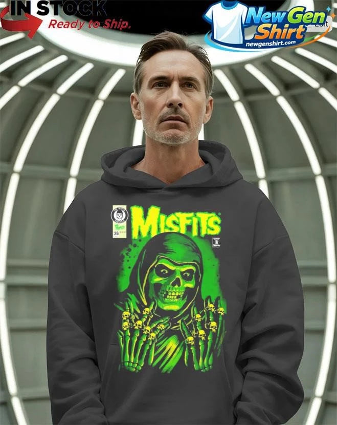 Misfits X Yesterdays WonderCon Anaheim 2026 Exclusives Emerald Hell Shirt