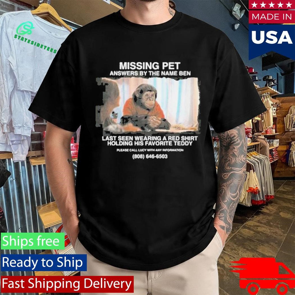 Missing Pet Answers By The Name Ben Last Seen Wearing A Red Shirt