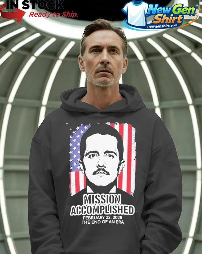 Mission Accomplished Feb 22 2026 El Mencho Flag Usa Shirt