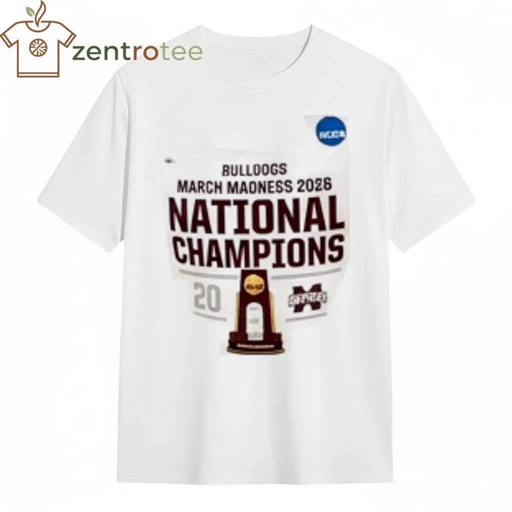 Mississippi State Bulldogs men’s basketball victory March Madness 2026 NCAA basketball championship tee