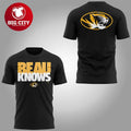 Missouri Football Beau Pribula Knows 2025 Two Sided Shirt