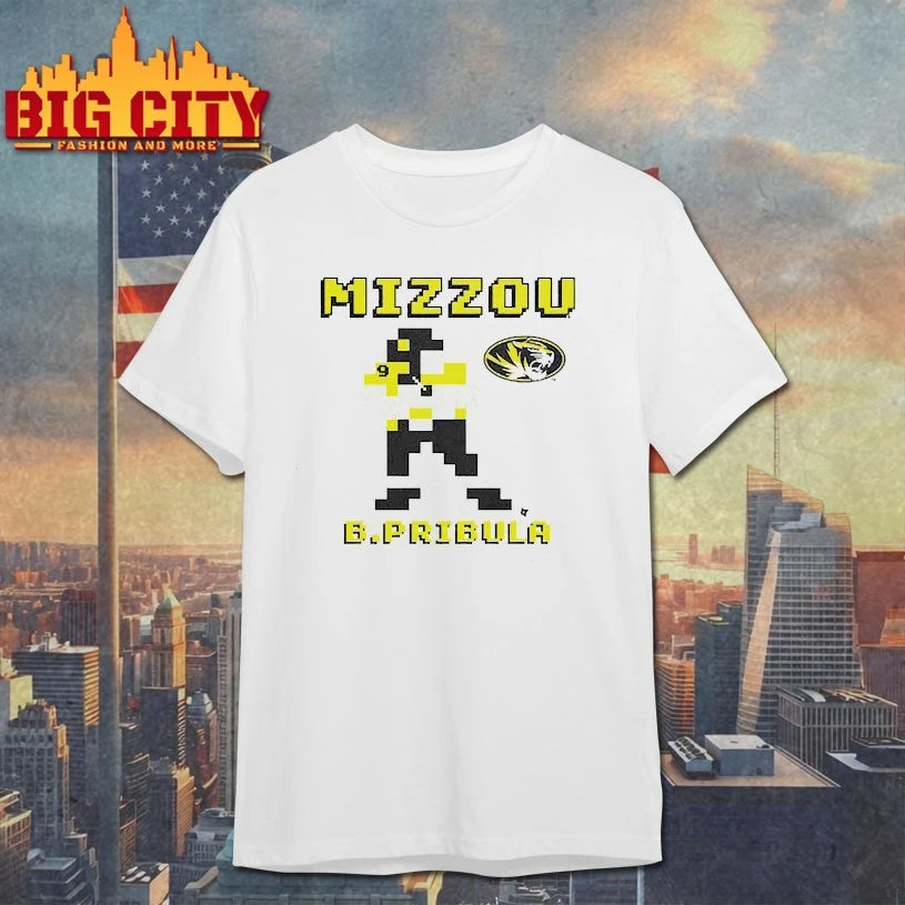 Missouri Football Beau Pribula Retro Baller Shirt