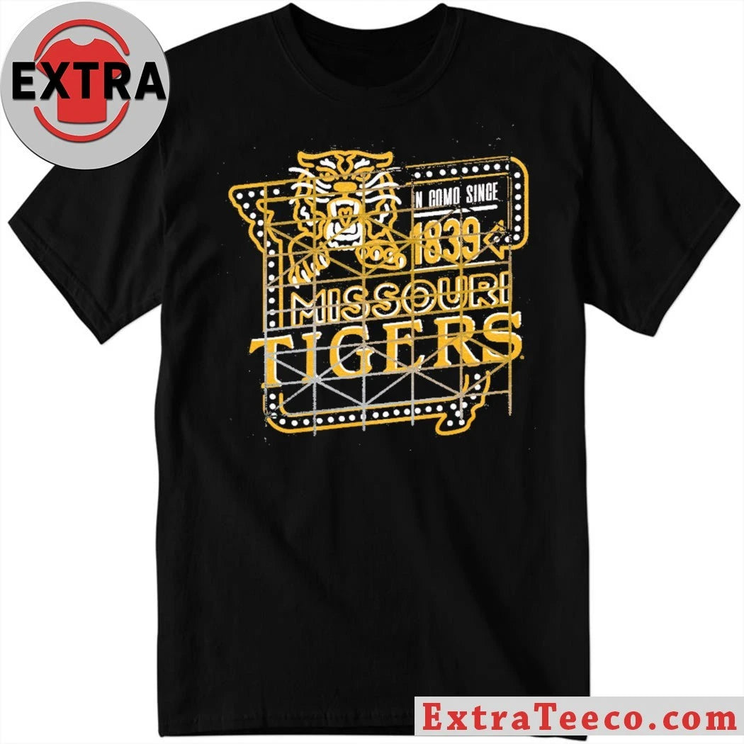 Missouri Tigers Light Up Sign Logo T-Shirt