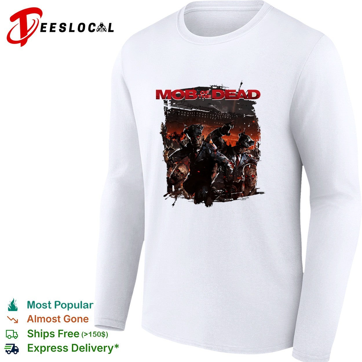 Mob of the Dead Call of Duty Black Ops Zombies shirt