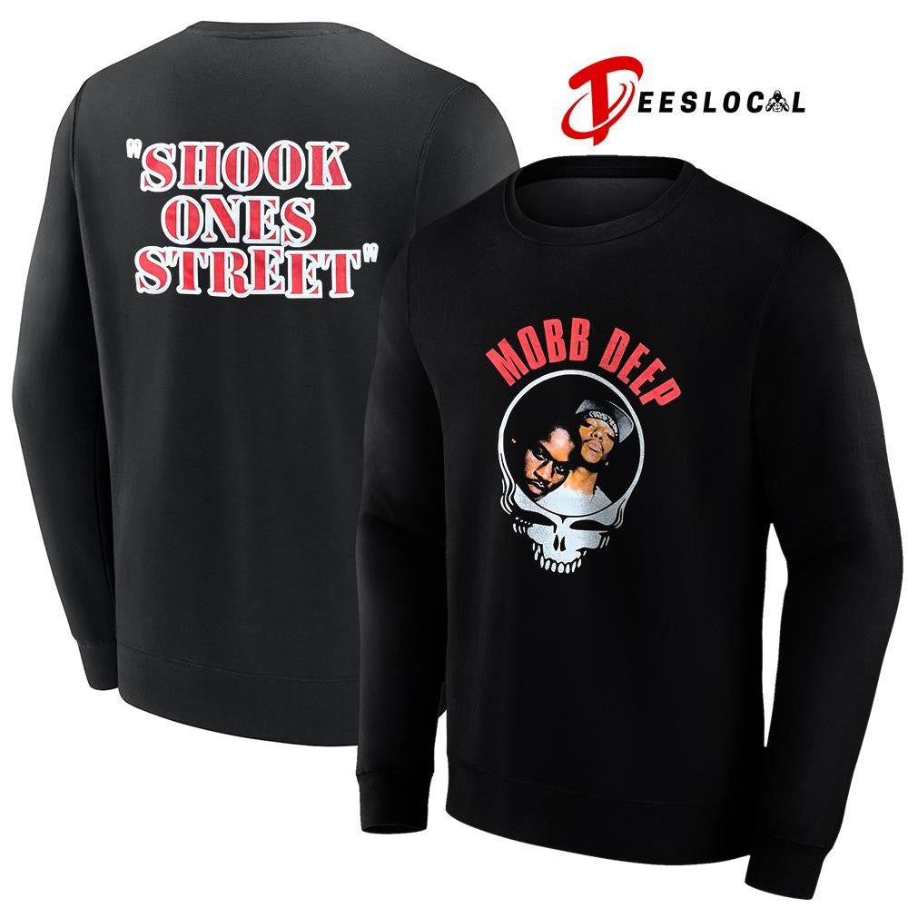 Mobb Deep x Grateful Dead shook ones street graphic shirt