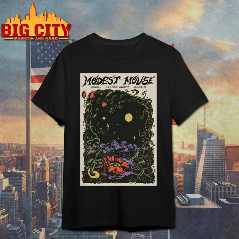 Modest Mouse Oct 1 2025 Mission Ballroom In Denver CO Poster shirt