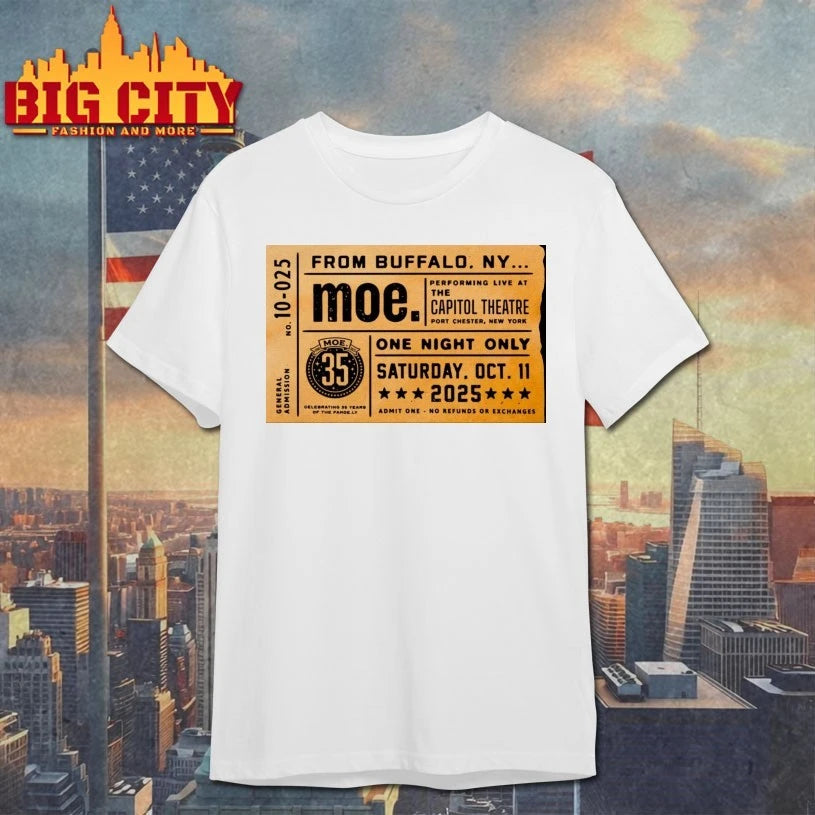 Moe Port Chester New York Oct 11 2025 Tour Poster Shirt