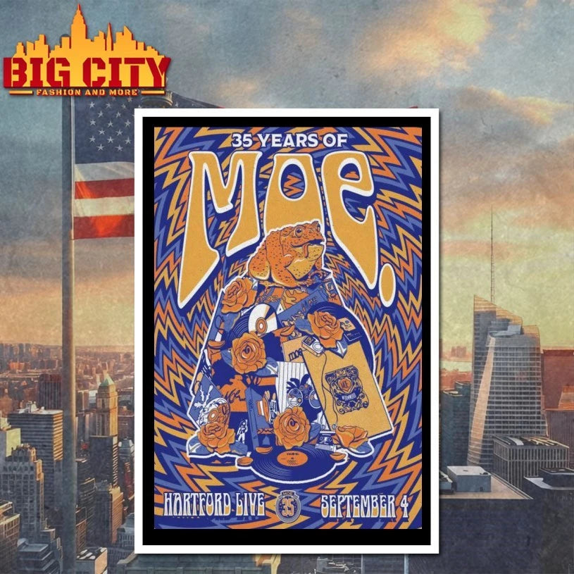 Moe. Hartford Live Sept 4 2025 Show Poster shirt
