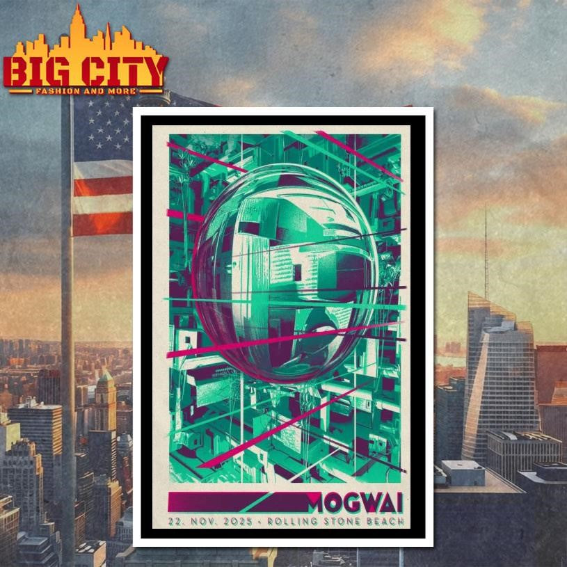Mogwai 11-22-2025 Weissenhäuser Strand Poster Shirt