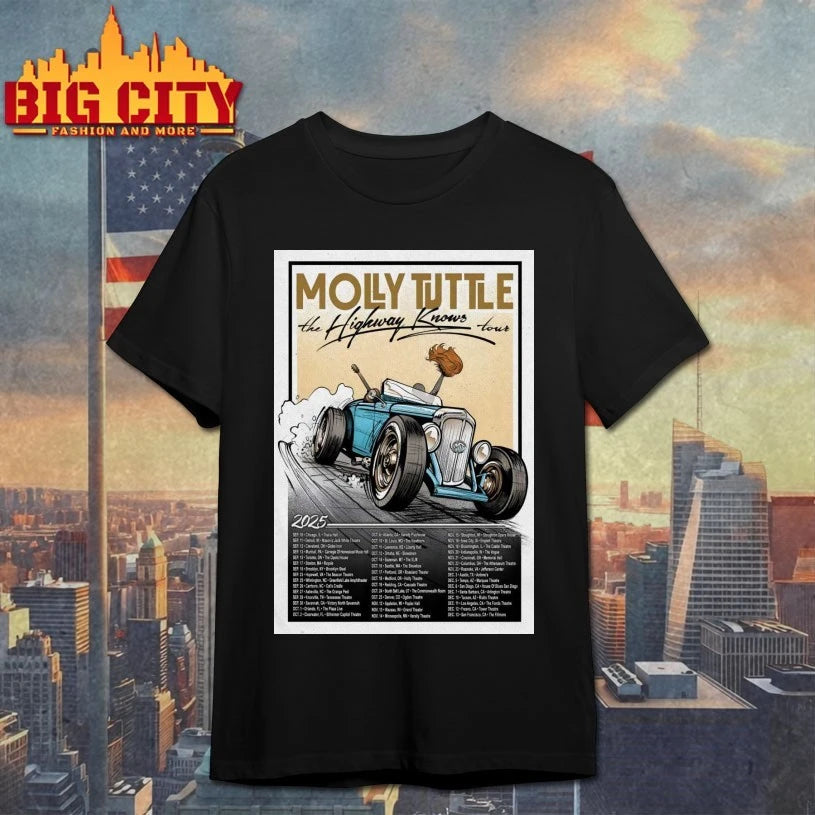 Molly Tuttle 2025 The The Highway Knows Shows Poster Shirt