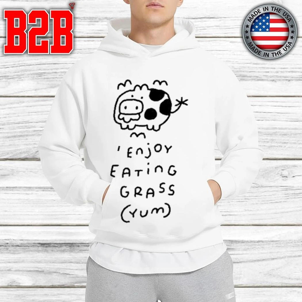 Momodraws Enjoy Eating Grass Yum Shirt