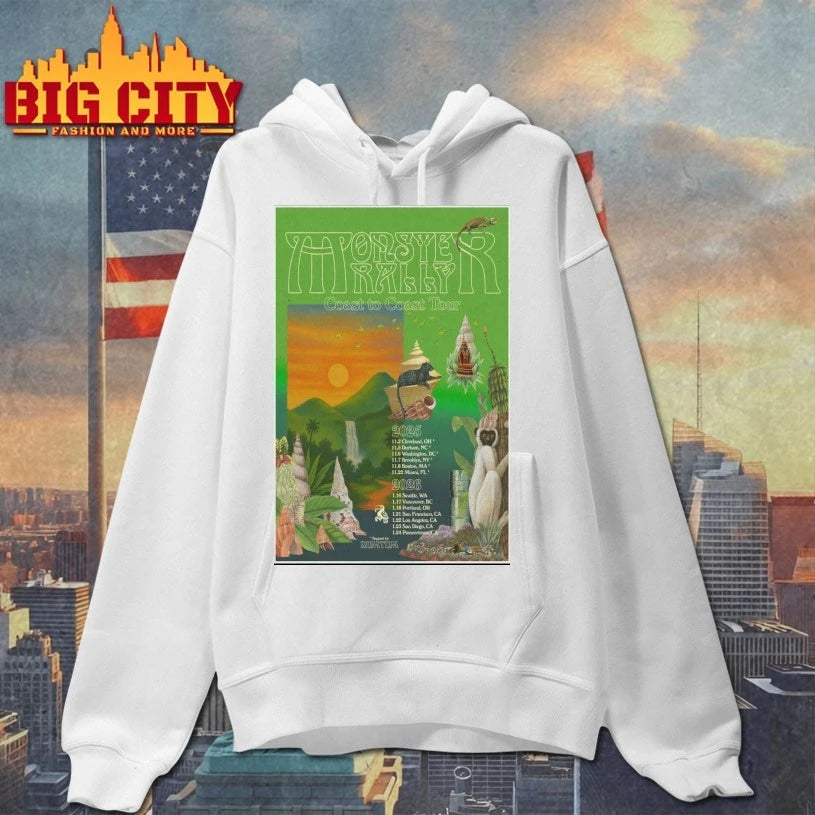 Monster Rally West Coast Tour 2025-2026 Poster Shirt