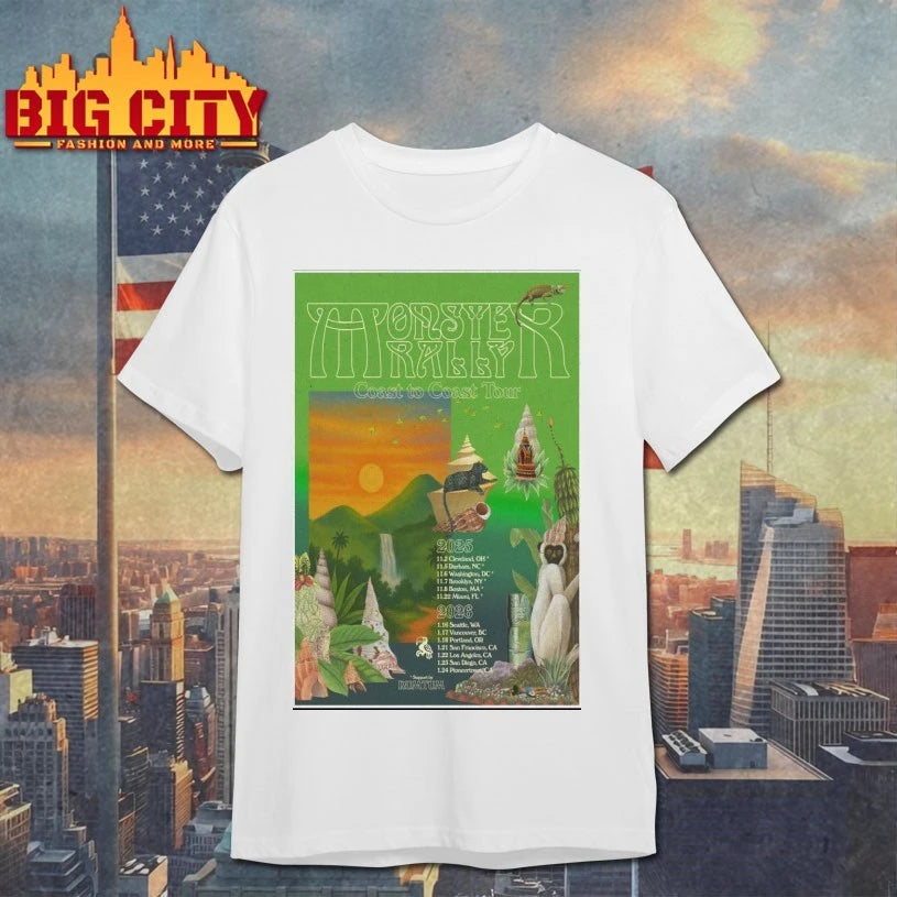 Monster Rally West Coast Tour 2025-2026 Poster Shirt