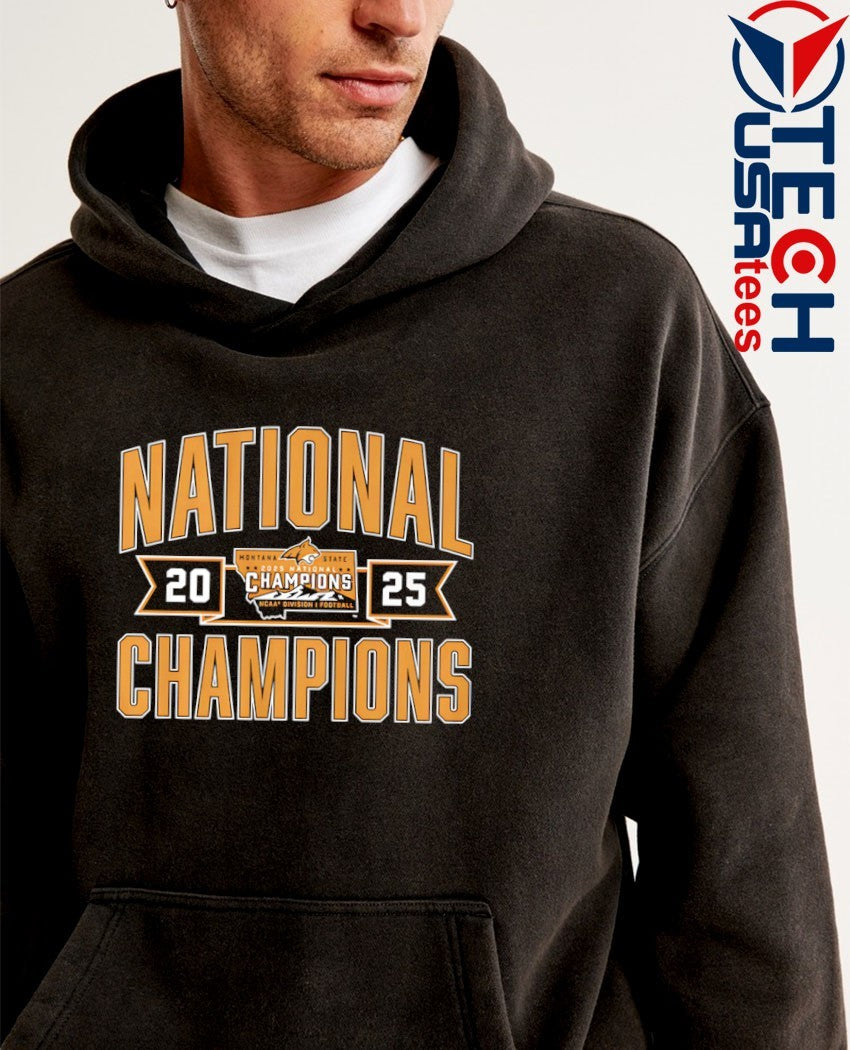 Montana State Bobcat Football 2025 FCS National Champions shirt