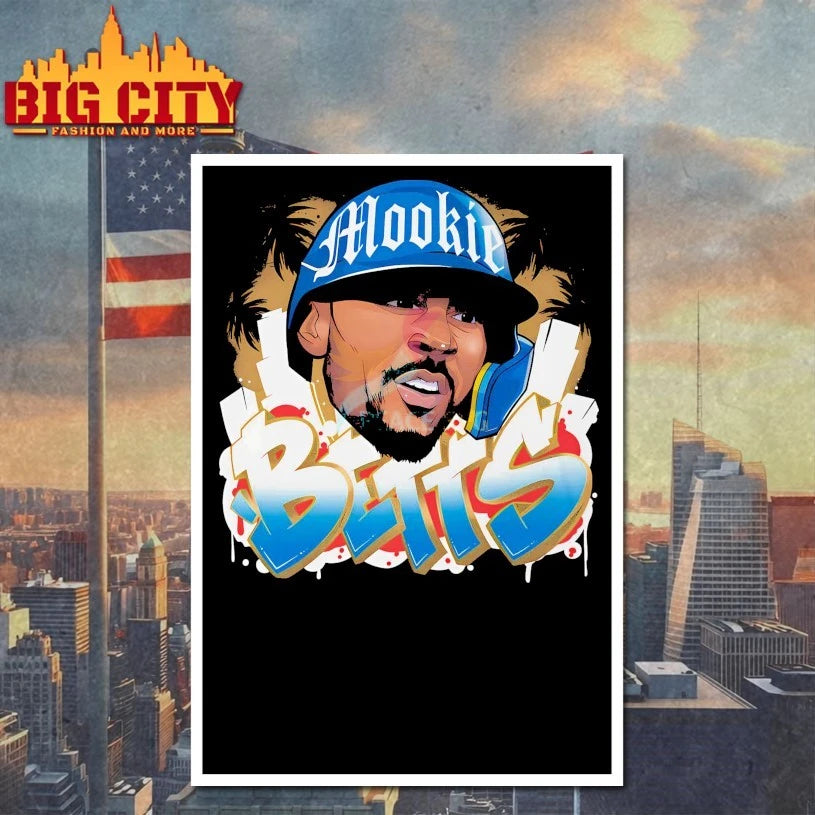 Mookie Betts Los Angeles D Graffiti Shirts