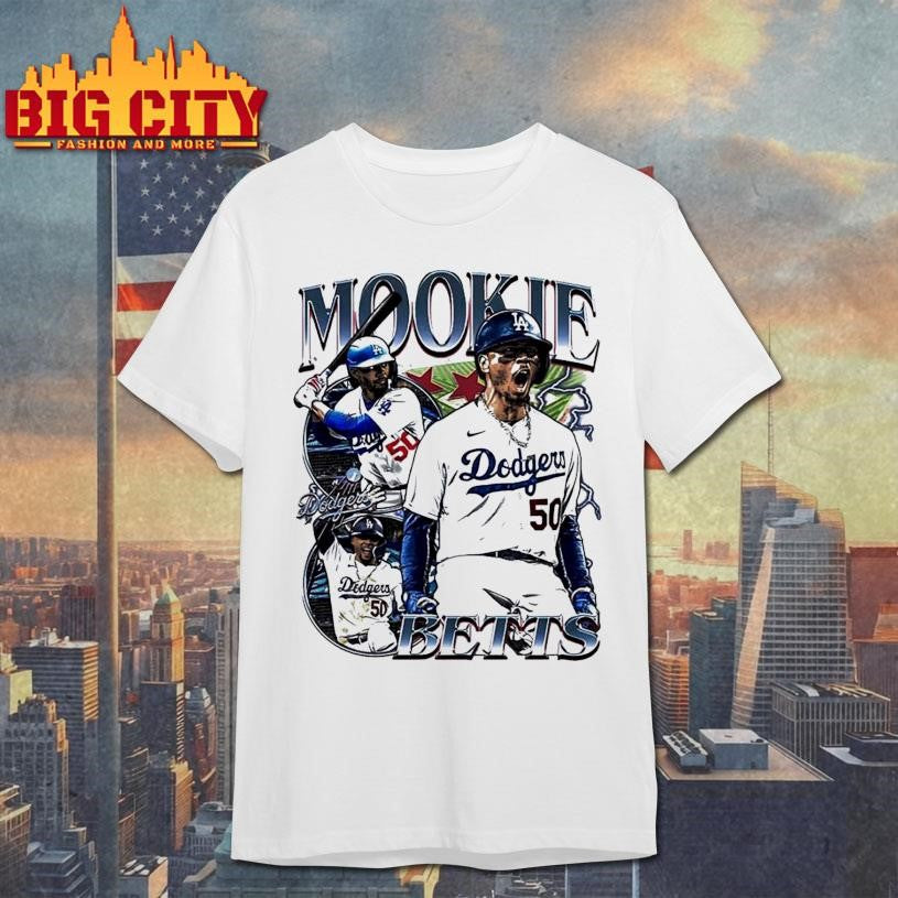 Mookie Betts picture collage Dodgers Shirt