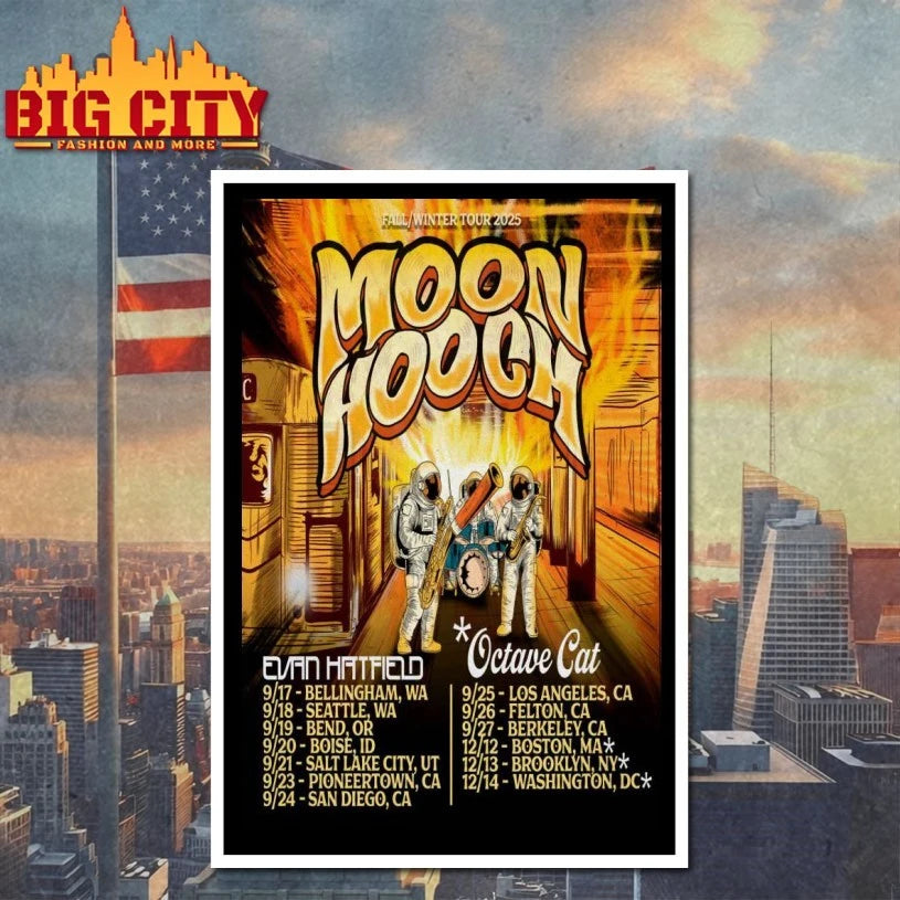 Moon Hooch Fall-Winter Tour 2025 Poster shirt