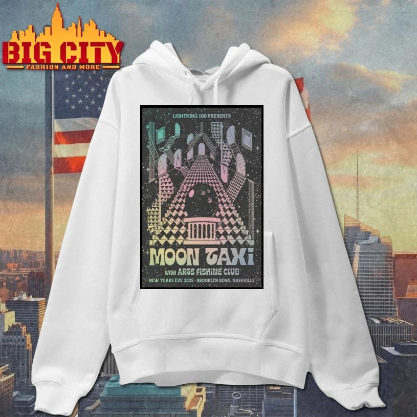 Moon Taxi Dec 31 2025 Brooklyn Bowl Nashville NYE Poster shirt