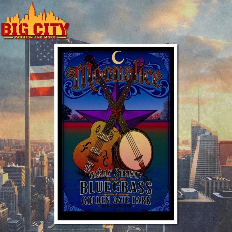 Moonalice October 5 2025 Golden Gate Park San Francisco CA Poster shirt