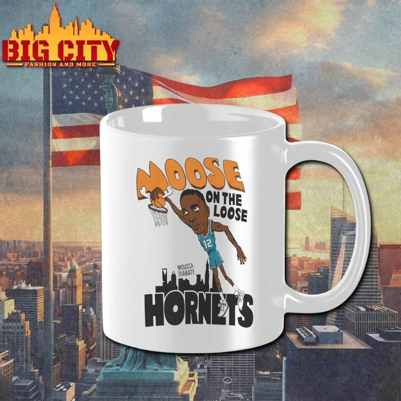 Moose On The Loose Hornets Moussa Diabate shirt