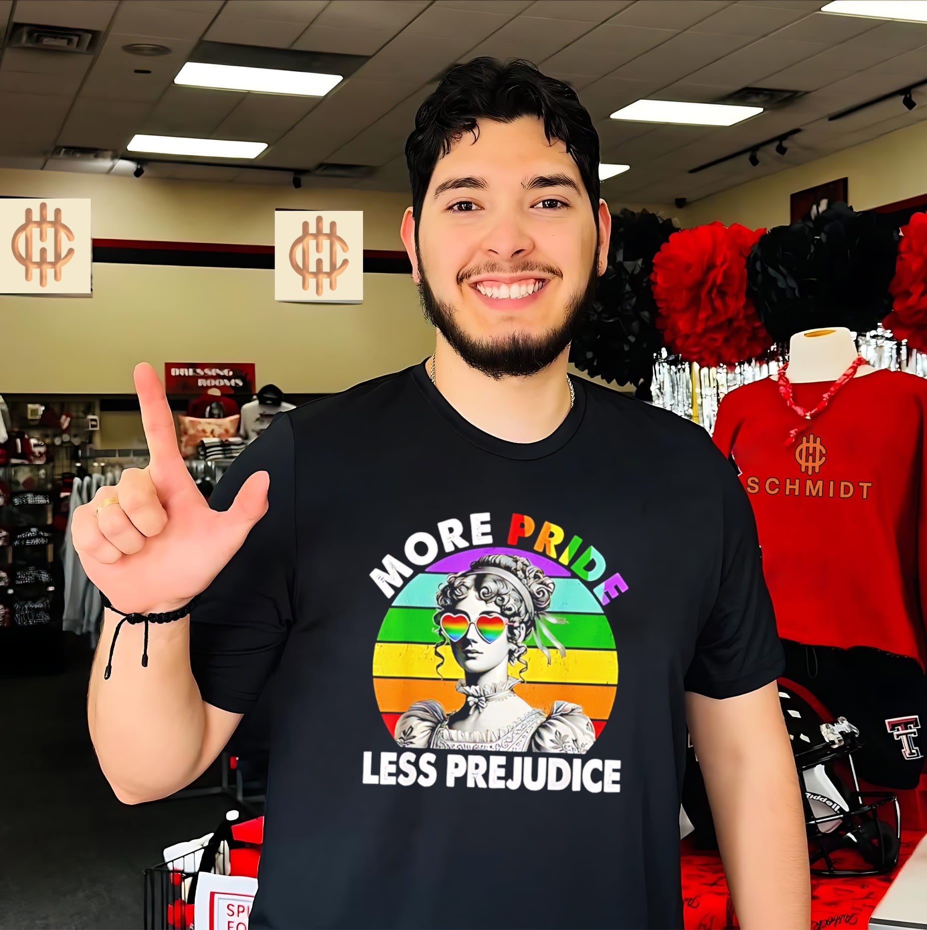 More pride less prejudice vintage shirt