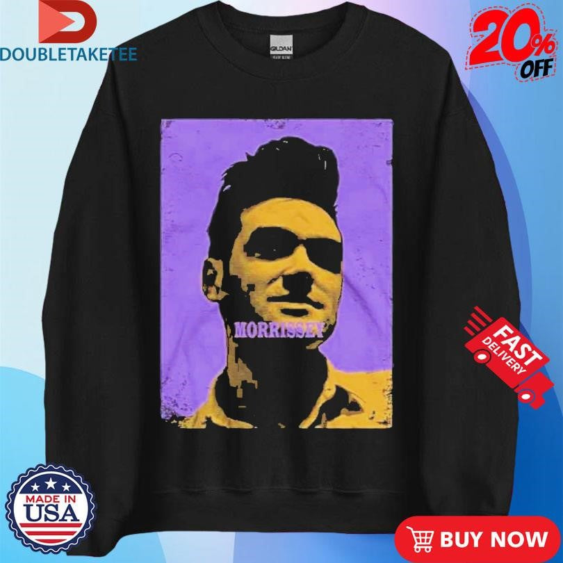 Morrissey Purple &amp; Yellow Photo T-Shirts
