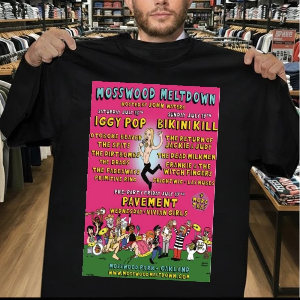 Mosswood Meltdown July 18-19 2026 Mosswood Park, Oakland Concert Poster Shirt
