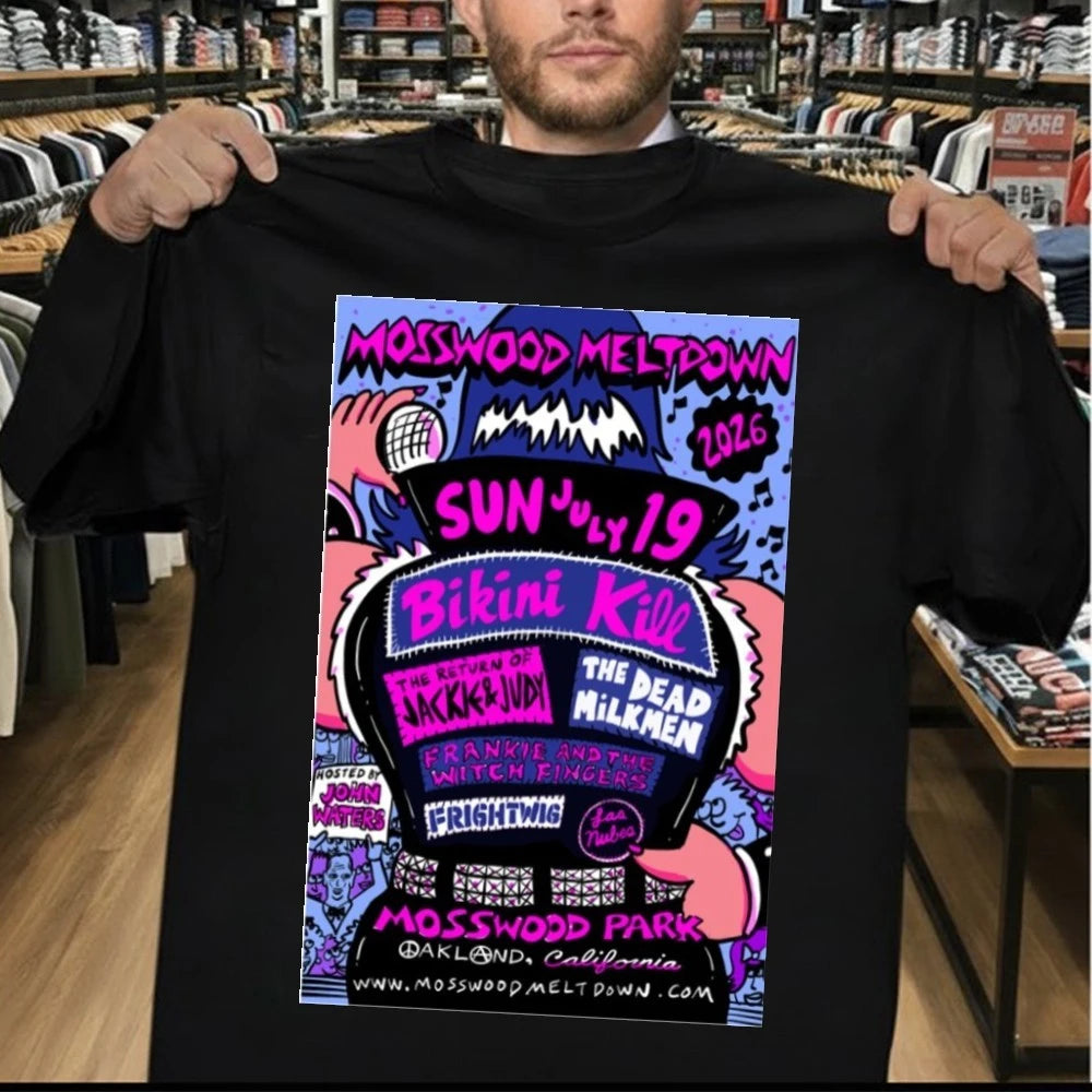 Mosswood Meltdown July 19 2026 Oakland, CA Event Poster Shirt