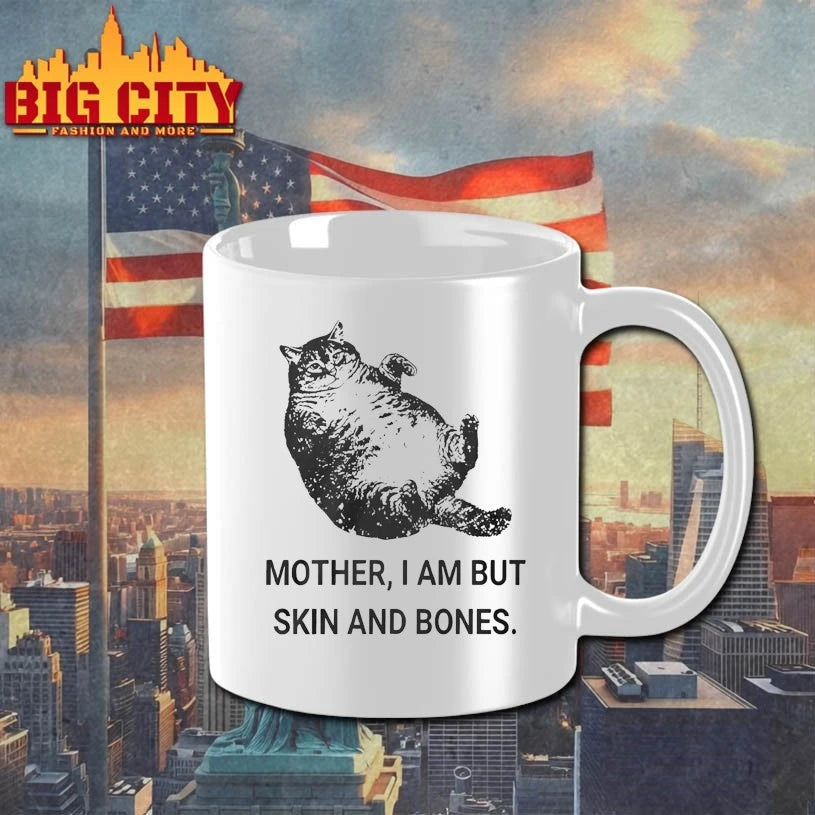 Mother I Am But Skin And Bones Cat shirt