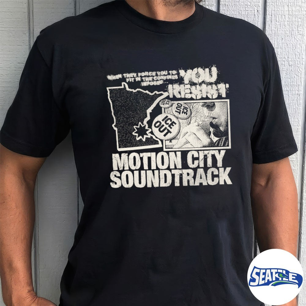 Motion City Soundtrack Merch Immigrant Defense You Resist Vintage shirt