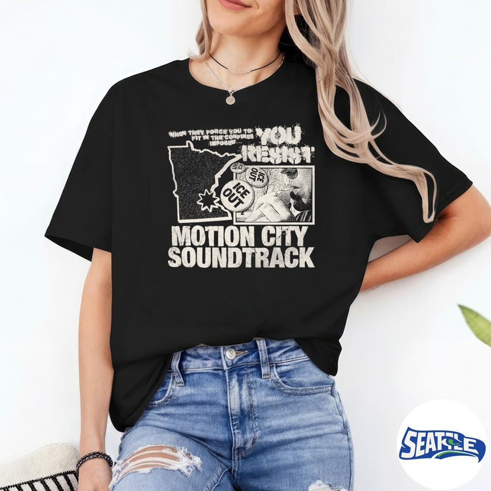 Motion City Soundtrack Merch Immigrant Defense You Resist Vintage shirt