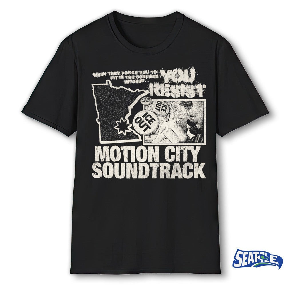 Motion City Soundtrack Merch Immigrant Defense You Resist Vintage shirt