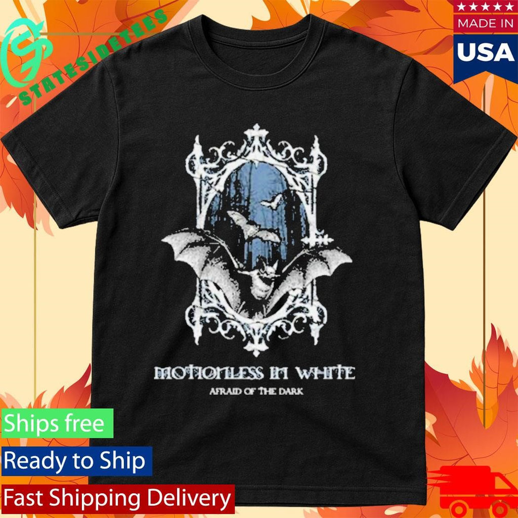 Motionless In White Afraid Of The Dark Bat Shirt