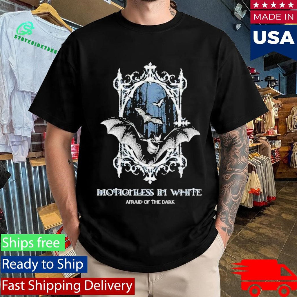 Motionless In White Afraid Of The Dark Bat Shirt