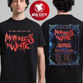Motionless In White The Sweat And Blood Tour 2026 North America Schedule Dates Two Sided Shirt