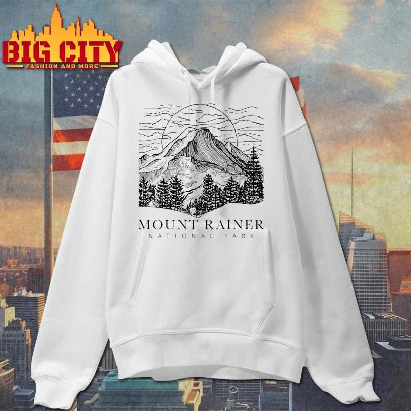 Mount Rainier Washington Mountain Mt Climbing Summit Hiking Shirt