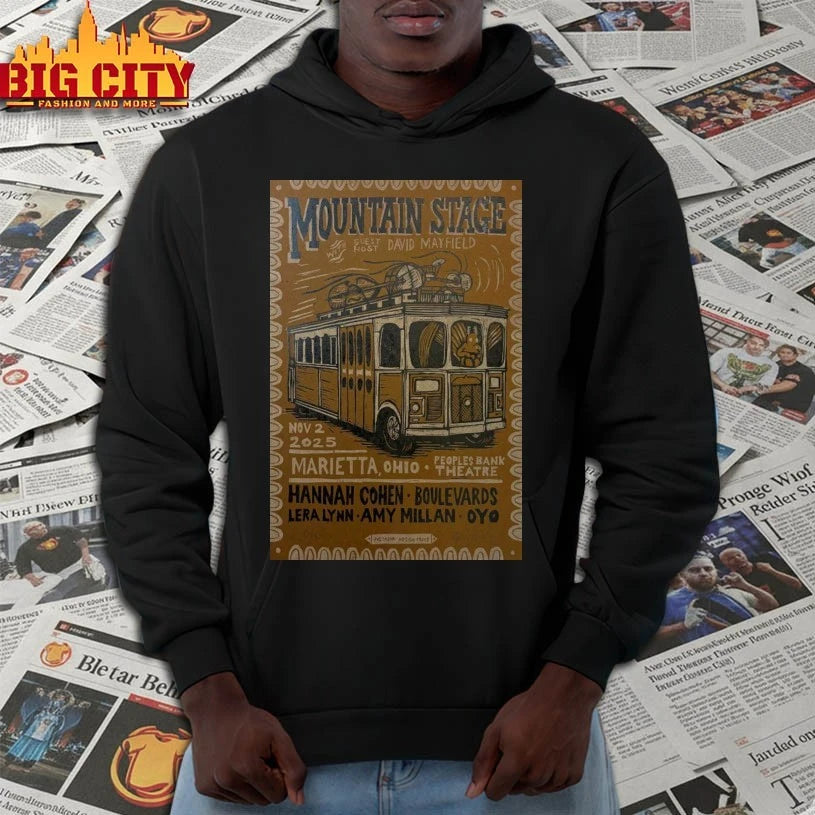 Mountain Stage Concert Marietta OH Nov 2 2025 Poster shirt