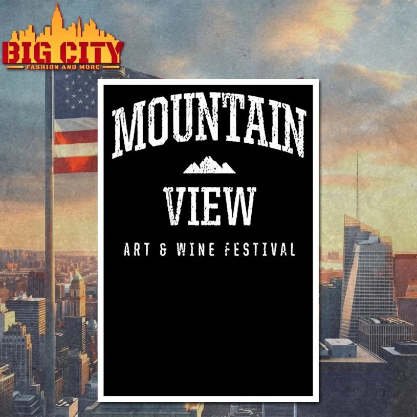 Mountain View Art &amp; Wine Festival 2025 shirt