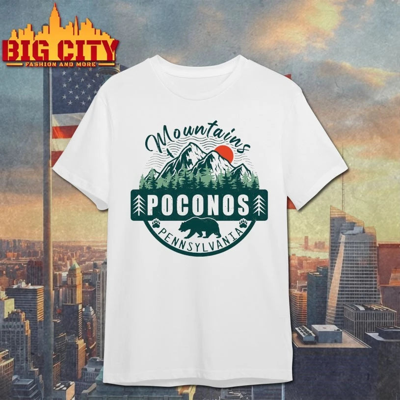 Mountains Poconos Pennsylvania Bear shirt