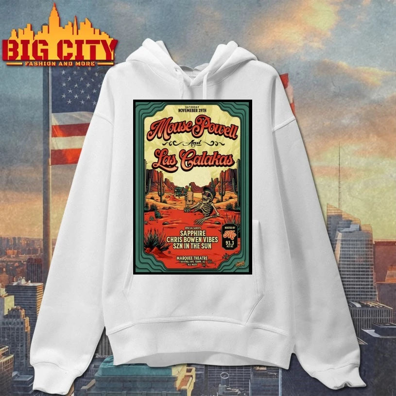 Mouse Powell And Las Calakas At Marquee Theatre On Nov 29 2025 Poster shirt