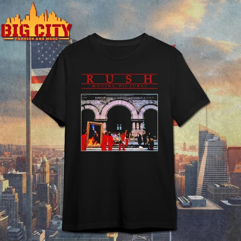 Moving pictures rush band album logo shirt