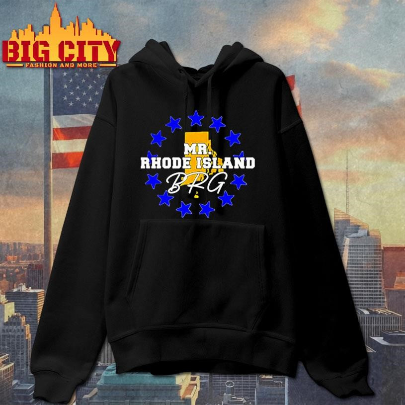 Mr. Rhode Island BRG logo shirt